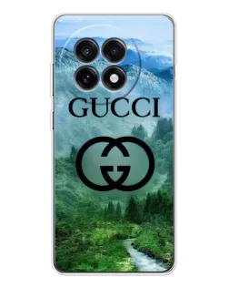 Чехол для OnePlus 13R с картинкой «Gucci — горный пейзаж»