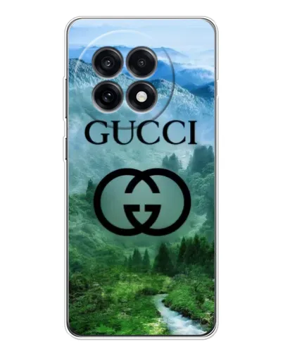 Чехол для OnePlus 13R с картинкой «Gucci — горный пейзаж»