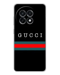 Чехол для OnePlus 13R с картинкой «Gucci — красный пояс»