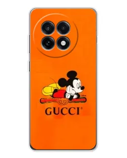 Чохол для OnePlus 13R з картинкою «Міккі Маус Gucci — помаранч»
