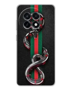 Чохол для OnePlus 13R з картинкою «Gucci — змія на смузі»