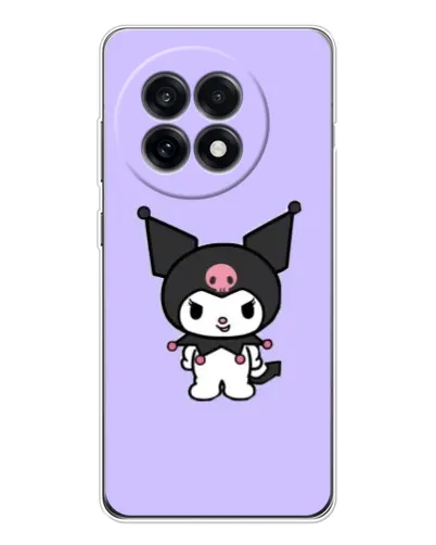 Чехол для OnePlus 13R с картинкой «Kuromi — нежный фиолетовый»