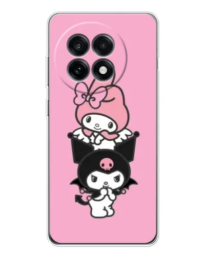 Чехол для OnePlus 13R с картинкой «My Melody и Kuromi»