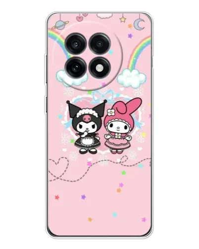 Чехол для OnePlus 13R с картинкой «My Melody и Kuromi»