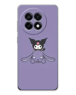 Чехол для OnePlus 13R с картинкой «Kuromi на лиловом фоне» Чехол для OnePlus 13R с картинкой «Kuromi на лиловом фоне»