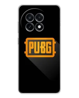 Чехол для OnePlus 13R с картинкой «PUBG — рамка лого»