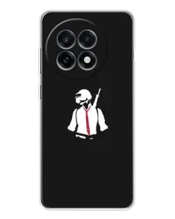 Чехол для OnePlus 13R с картинкой «PUBG — силуэт воина»