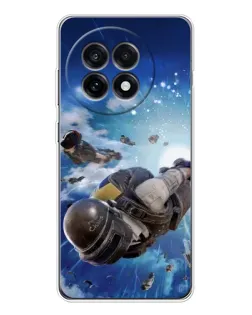Чехол для OnePlus 13R с картинкой «Десант PUBG — прыжок»