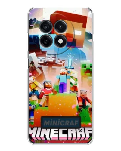 Чехол для OnePlus 13R с картинкой «Minecraft герои игры» Чехол для OnePlus 13R с картинкой «Minecraft герои игры»