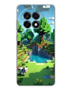 Чехол для OnePlus 13R с картинкой «Minecraft летний день»