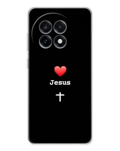 Чехол для OnePlus 13R с картинкой «Сердце - Jesus»