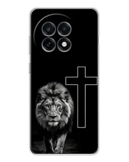 Чехол для OnePlus 13R с картинкой «Лев и Крест» Чехол для OnePlus 13R с картинкой «Лев и Крест»
