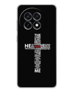 Чехол для OnePlus 13R с картинкой «Текстовый крест»