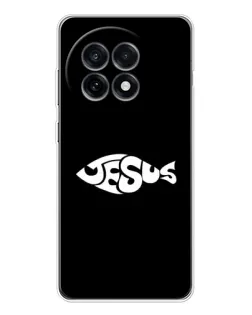 Чехол для OnePlus 13R с картинкой «Рыба Jesus»