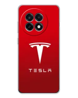 Чехол для OnePlus 13R с картинкой «Tesla Red Classic»