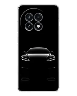Чехол для OnePlus 13R с картинкой «Силуэт Tesla Night»