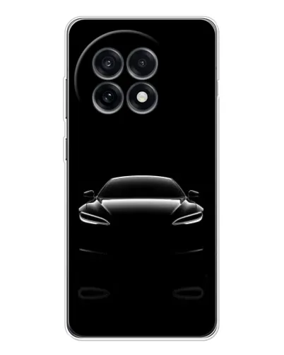 Чехол для OnePlus 13R с картинкой «Силуэт Tesla Night» Чехол для OnePlus 13R с картинкой «Силуэт Tesla Night»