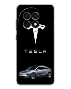 Чехол для OnePlus 13R с картинкой «Tesla Model Y»