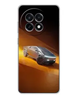 Чехол для OnePlus 13R с картинкой «Cybertruck в пустыне»
