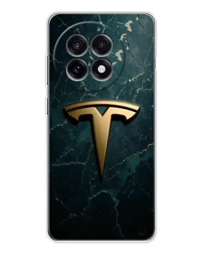 Чехол для OnePlus 13R с картинкой «Мраморная Tesla Gold» Чехол для OnePlus 13R с картинкой «Мраморная Tesla Gold»