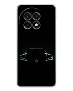 Чехол для OnePlus 13R с картинкой «Mercedes — силуэт авто»