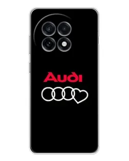 Чехол для OnePlus 13R с картинкой «Логотип Audi Heart»