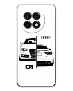 Чехол для OnePlus 13R с картинкой «Audi — контрастный дизайн»