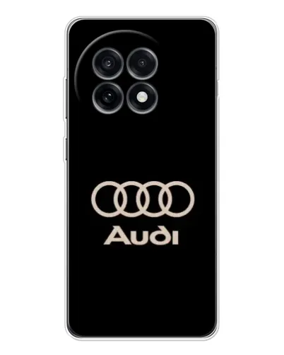Чехол для OnePlus 13R с картинкой «Audi — золотой логотип»
