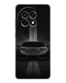 Чехол для OnePlus 13R с картинкой «Lamborghini симметрия дорог»