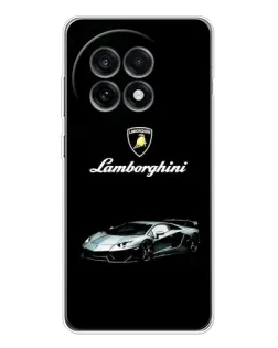 Чехол для OnePlus 13R с картинкой «Логотип Lamborghini классика»