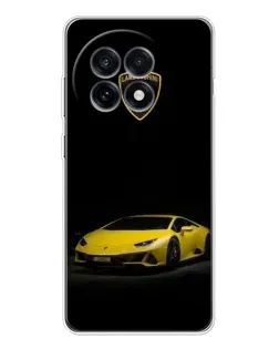 Чехол для OnePlus 13R с картинкой «Lamborghini желтый акцент»