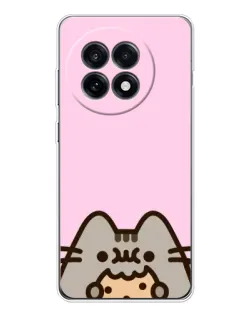 Чехол для OnePlus 13R с картинкой «Pusheen и печенье» Чехол для OnePlus 13R с картинкой «Pusheen и печенье»