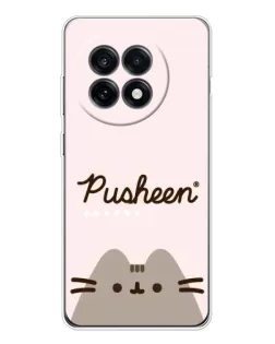 Чехол для OnePlus 13R с картинкой «Pusheen логотип»