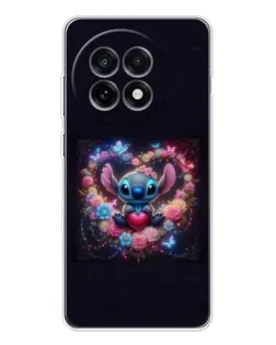 Чехол для OnePlus 13R с картинкой «Stitch в цветах»