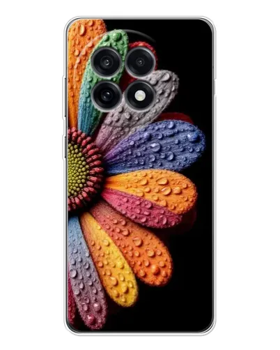 Чехол для OnePlus 13R с картинкой «Радужный цветок»