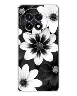 Чехол для OnePlus 13R с картинкой «Монохромные астры» Чехол для OnePlus 13R с картинкой «Монохромные астры»