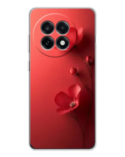 Чехол для OnePlus 13R с картинкой «Маковые соцветия»