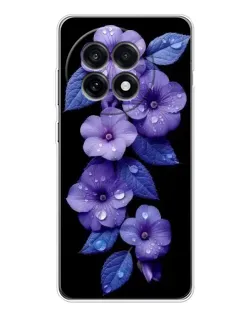 Чехол для OnePlus 13R с картинкой «Фиолетовые цветы с росою» Чехол для OnePlus 13R с картинкой «Фиолетовые цветы с росою»