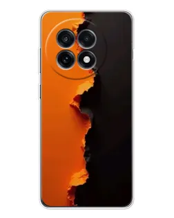 Чехол для OnePlus 13R с картинкой «Оранжевый разлом»