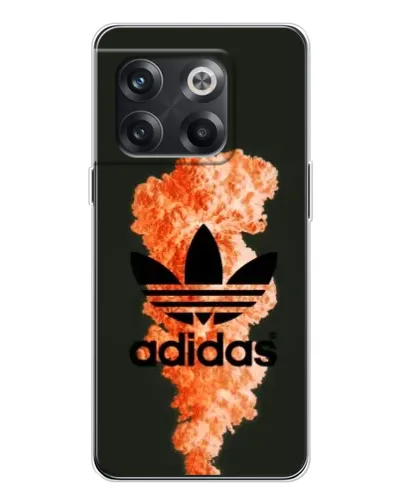 Чехол для OnePlus 13s с картинкой «Оранжевый дым Adidas»