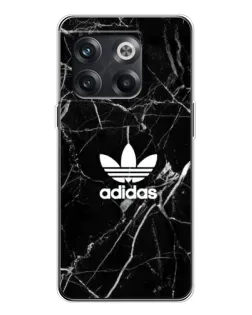 Чехол для OnePlus 13s с картинкой «Белый мрамор Adidas»
