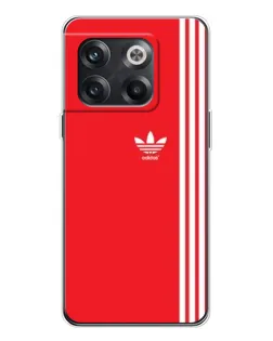 Чехол для OnePlus 13s с картинкой «Красный минимализм Adidas»