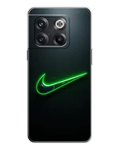Чехол для OnePlus 13s с картинкой «Неоновый контур Nike»