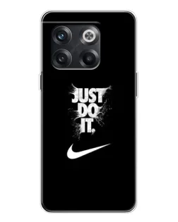 Чехол для OnePlus 13s с картинкой «Текстовый принт Nike»
