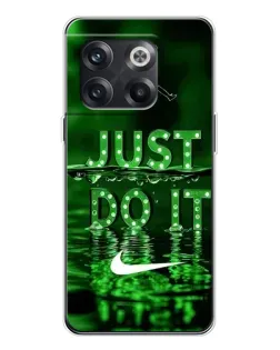 Чехол для OnePlus 13s с картинкой «Зеленый неоновый Nike»