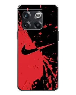 Чехол для OnePlus 13s с картинкой «Красные брызги Nike»