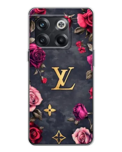 Чехол для OnePlus 13s с картинкой «Цветочный Louis Vuitton»