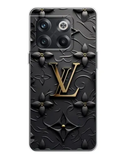 Чехол для OnePlus 13s с картинкой «Кожаная текстура LV»