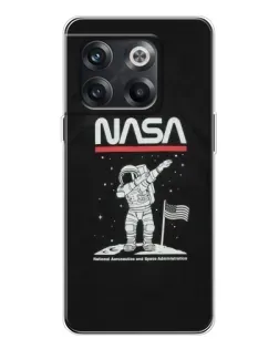 Чехол для OnePlus 13s с картинкой «NASA — шагаем по Луне»