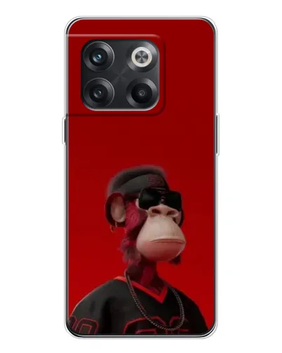 Чехол для OnePlus 13s с картинкой «Bored Ape в красном»